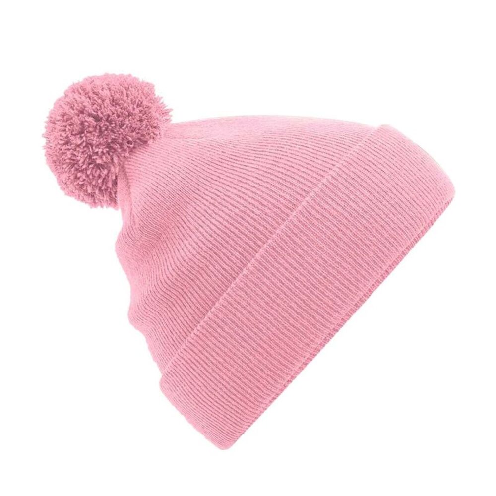 Beechfield Childrens/Kids Original Pom Pom Beanie / Dusty Pink